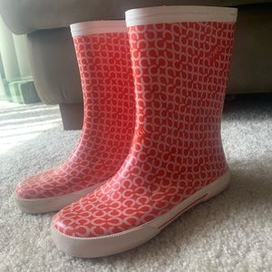 Coach rain boots